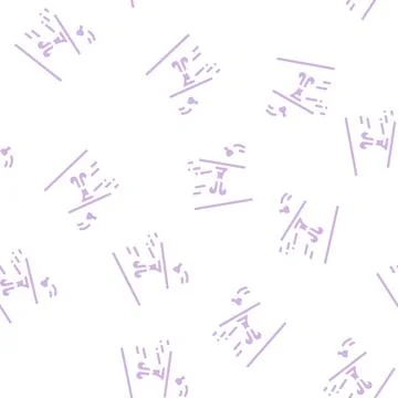 Poltergeist fear glyph vector seamless pattern Stock Illustration