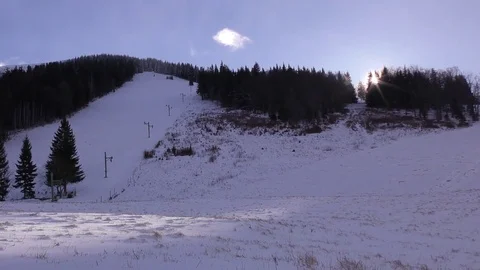 Poludňový grúň in winter. 스톡 동영상 84943957