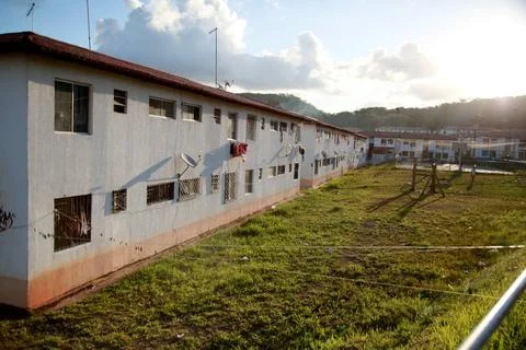  polular housing program in bahia mata de sao joao, bahia / brazil - octob... Stock Photos