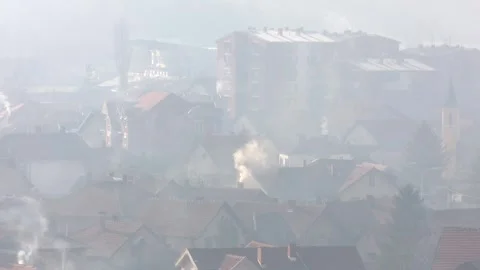 Poluted air Stock Footage 302582685