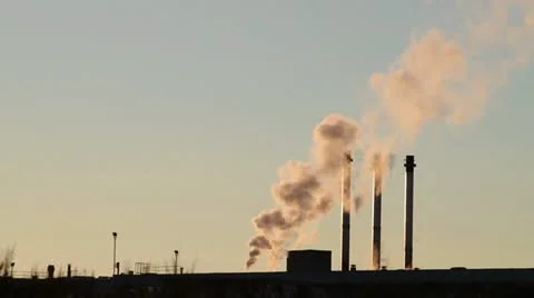 Polution framed right - HD Stock Footage 22037811