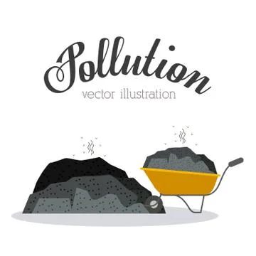 Polution Illustrazione stock