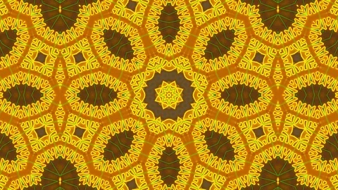 Poly Art Kaleidoscope Geometric Hypnotic Fractal background 00001 库存影片 123779418
