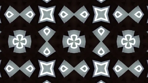 Poly Art Kaleidoscope Geometric Hypnotic Fractal background 00012 Stock Footage 123786106