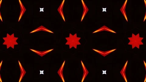 Poly Art Kaleidoscope Geometric Hypnotic Fractal background 00019 Stock-Footage 123790062