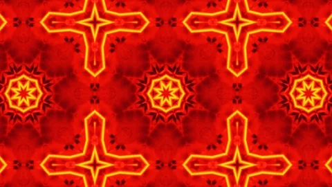 Poly Art Kaleidoscope Geometric Hypnotic Fractal background 00029 Stock Footage 123793004
