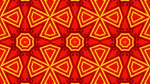 Poly Art Kaleidoscope Geometric Hypnotic Fractal background 00034 Stock Footage 123794152