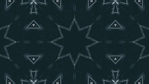 Poly Art Kaleidoscope Geometric Hypnotic Fractal background 00056 Stock Footage 123798341