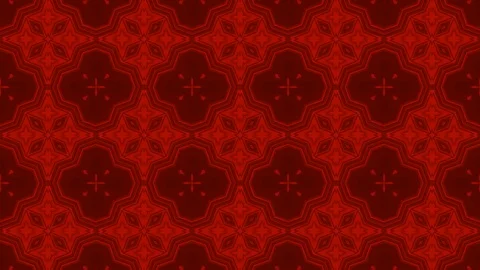 Poly Art Kaleidoscope Hypnotic Pattern Animation Footage Video stock 122205099