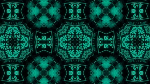 Poly Art Kaleidoscope Hypnotic Pattern Animation Footage Stock Footage 122225622