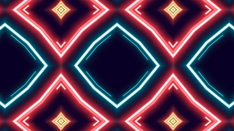Poly Art Kaleidoscope Hypnotic Pattern Animation Footage Stock Footage 122225725