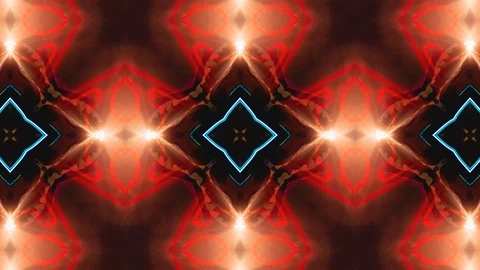 Poly Art Kaleidoscope Hypnotic Pattern Animation Footage Stock Footage 122225823