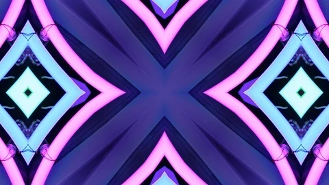 Poly Art Kaleidoscope Hypnotic Pattern Animation Footage Stock Footage 122226292