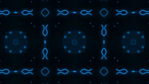 Poly Art Kaleidoscope Hypnotic Pattern Animation Footage Stock Footage 122226387