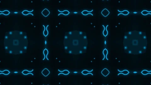 Poly Art Kaleidoscope Hypnotic Pattern Animation Footage Stock Footage 122226400