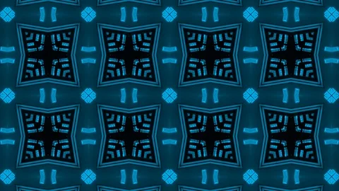 Poly Art Kaleidoscope Hypnotic Pattern Animation Footage Stock Footage 122226452