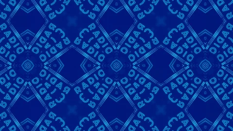 Poly Art Kaleidoscope Hypnotic Pattern Animation Footage Stock Footage 122333180