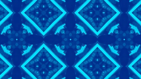 Poly Art Kaleidoscope Hypnotic Pattern Animation Footage Stock Footage 122333372