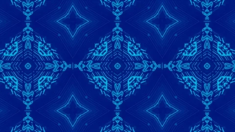 Poly Art Kaleidoscope Hypnotic Pattern Animation Footage Stock Footage 122333876
