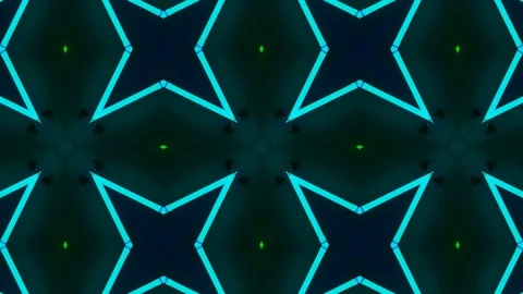 Poly Art Kaleidoscope Hypnotic Pattern Animation Footage Stock Footage 122334785