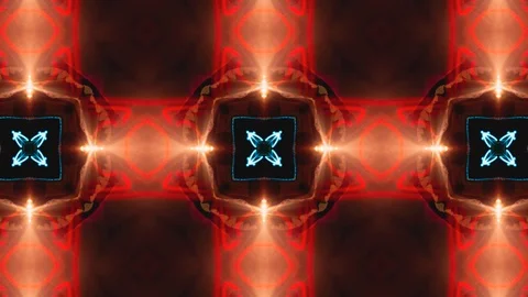 Poly Art Kaleidoscope Hypnotic Pattern Animation Footage Stock Footage 122334883