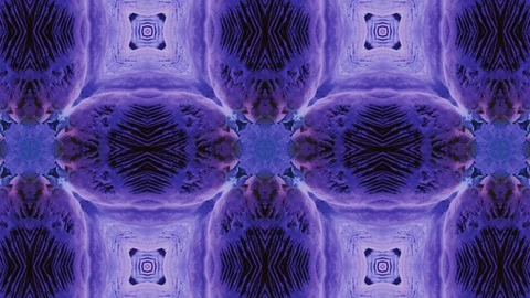 Poly Art Kaleidoscope Hypnotic Pattern Animation Footage Stock Footage 122334930