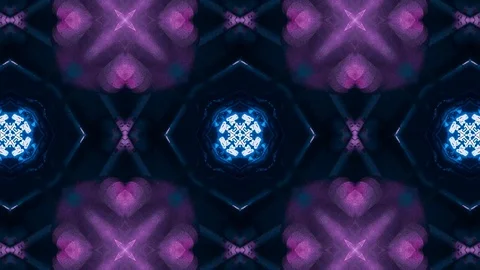 Poly Art Kaleidoscope Hypnotic Pattern Animation Footage Stock Footage 122335159