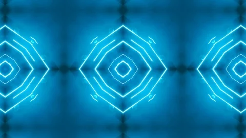 Poly Art Kaleidoscope Hypnotic Pattern Animation Footage Stock Footage 122335332