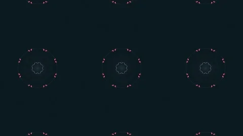 Poly Art Kaleidoscope Hypnotic Pattern Animation Footage Stock Footage 122336249