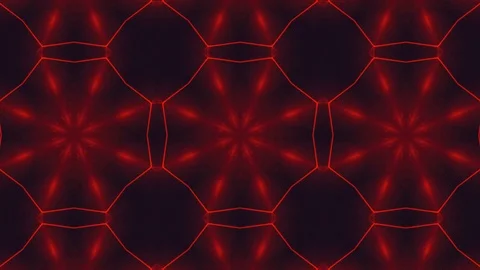 Poly Art Kaleidoscope Hypnotic Pattern Animation Footage Stock Footage 122336281