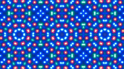 Poly Art Kaleidoscope Hypnotic Pattern Animation Footage Stock Footage 122336376