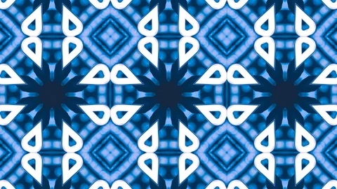 Poly Art Kaleidoscope Hypnotic Pattern Animation Footage Stock Footage 122336411