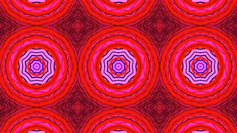 Poly Art Kaleidoscope Hypnotic Pattern Animation Footage Stock Footage 122336626