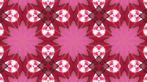 Poly Art Kaleidoscope Hypnotic Pattern Animation Footage Stock Footage 122336763