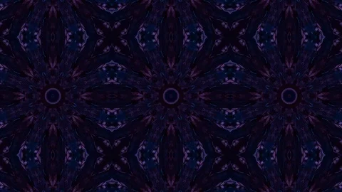 Poly Art Kaleidoscope Hypnotic Pattern Animation Footage Stock Footage 122336928