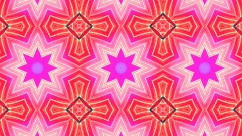 Poly Art Kaleidoscope Hypnotic Pattern Animation Footage Stock Footage 122336932