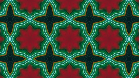 Poly Art Kaleidoscope Hypnotic Pattern Animation Footage Stock Footage 122337474