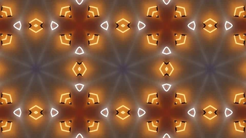 Poly Art Kaleidoscope Hypnotic Pattern Animation Footage Stock Footage 122338897