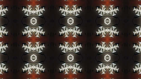 Poly Art Kaleidoscope Hypnotic Pattern Animation Footage Stock Footage 122339075