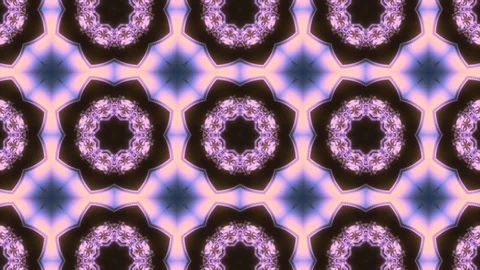 Poly Art Kaleidoscope Hypnotic Pattern Animation Footage Stock Footage 122339306