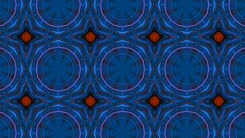 Poly Art Kaleidoscope Hypnotic Pattern Animation Footage Stock Footage 122339408