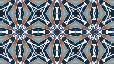 Poly Art Kaleidoscope Hypnotic Pattern Animation Footage Stock Footage 122339540