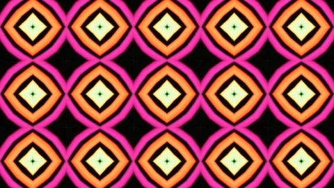 Poly Art Kaleidoscope Hypnotic Pattern Animation Footage Stock Footage 122339562
