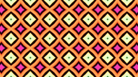Poly Art Kaleidoscope Hypnotic Pattern Animation Footage Stock Footage 122339652