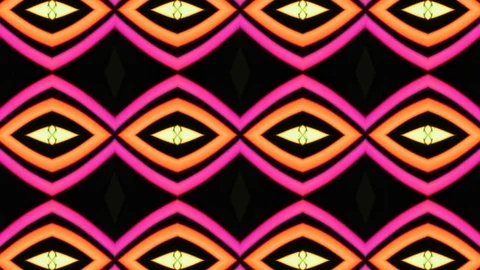 Poly Art Kaleidoscope Hypnotic Pattern Animation Footage Stock Footage 122339752