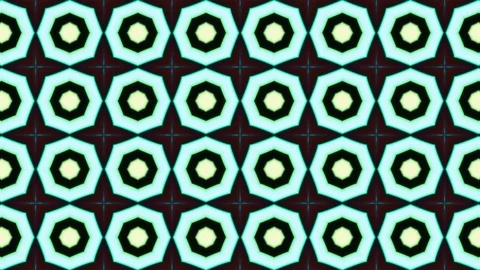Poly Art Kaleidoscope Hypnotic Pattern Animation Footage Video stock 122339815