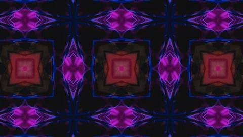 Poly Art Kaleidoscope Hypnotic Pattern Animation Footage Stock Footage 122340125