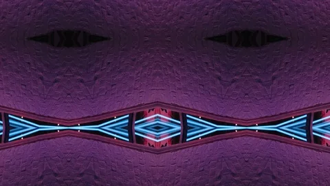 Poly Art Kaleidoscope Hypnotic Pattern Animation Footage Stock Footage 122340464