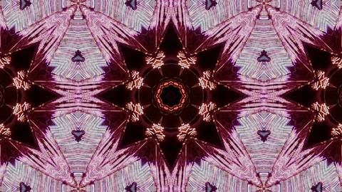 Poly Art Kaleidoscope Hypnotic Pattern Animation Footage Stock Footage 122340531