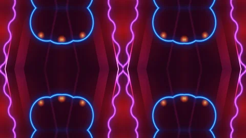 Poly Art Kaleidoscope Hypnotic Pattern Animation Footage Stock Footage 122340576